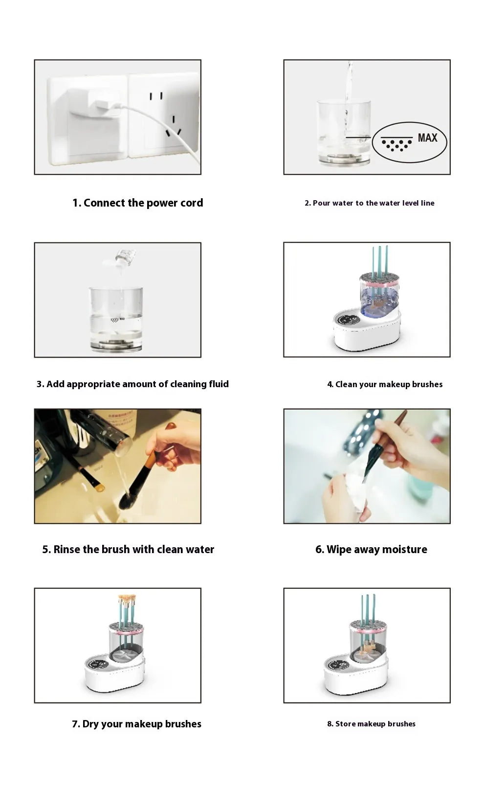 Electrische Make-up Kwastenreiniger & Droger - Lumiara - By Lumière